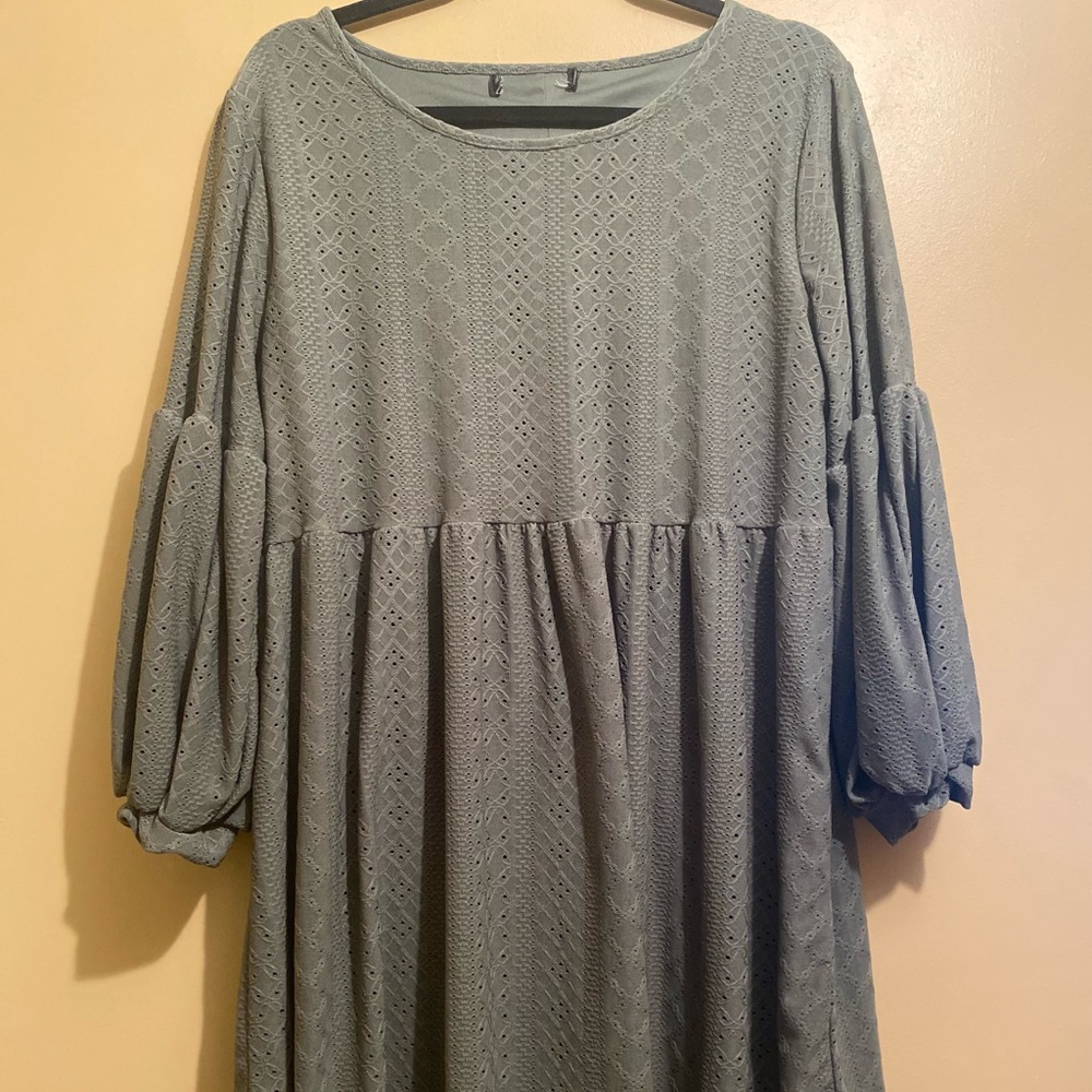 Olive green dress
